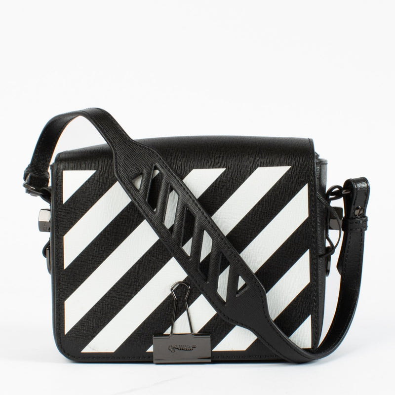 Authentic pre-loved Off-White Black Diag Binder Clip Bag on Labellov.com