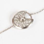 Cartier White Gold Diamonds Amulette de Cartier XS Bracelet