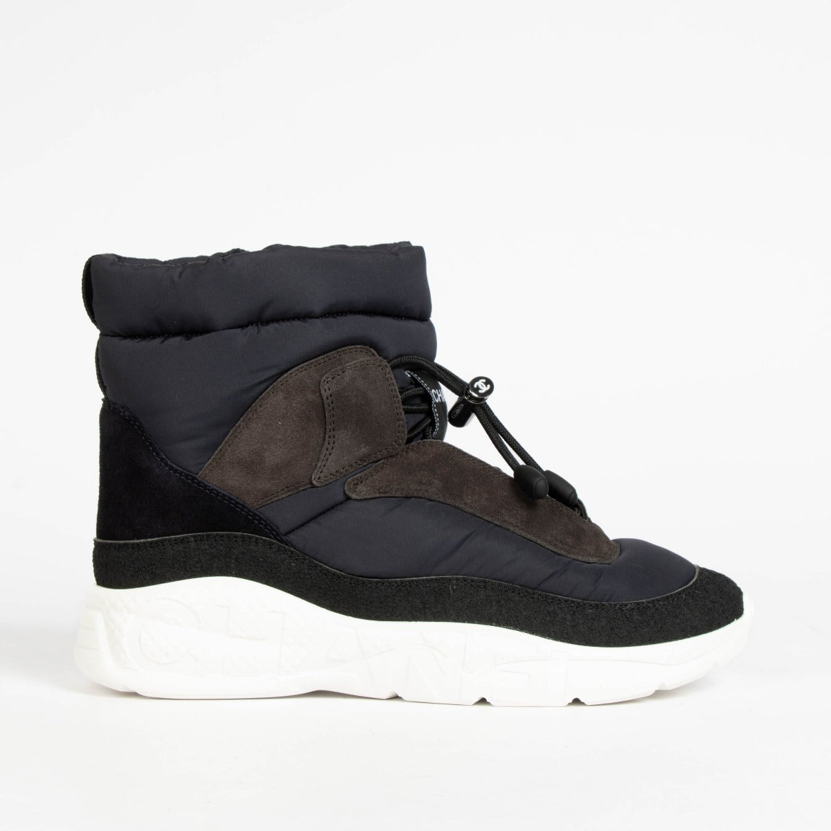 Chanel Black Coco Neige Boots - Size 39 – Labellov