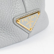 Authentic pre-loved Prada Small Tote Grey/Lila on Labellov.com