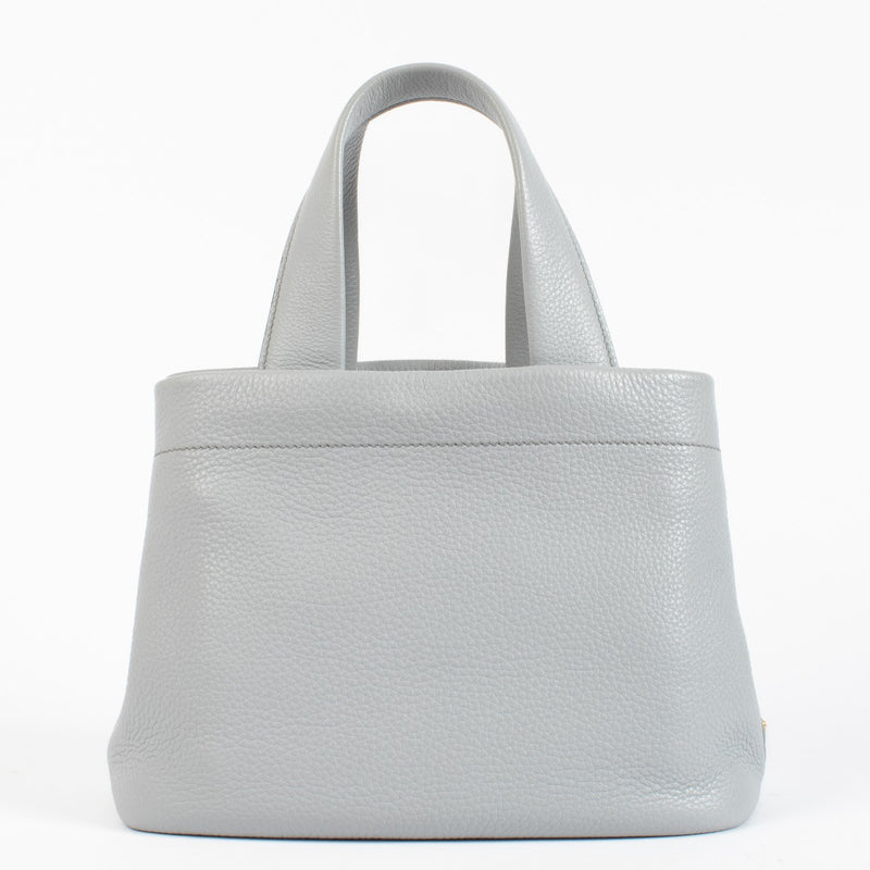 Authentic pre-loved Prada Small Tote Grey/Lila on Labellov.com