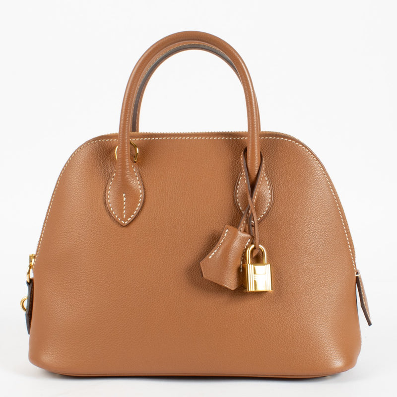 Hermès Bolide 1923 25 Gold Evercolor GHW