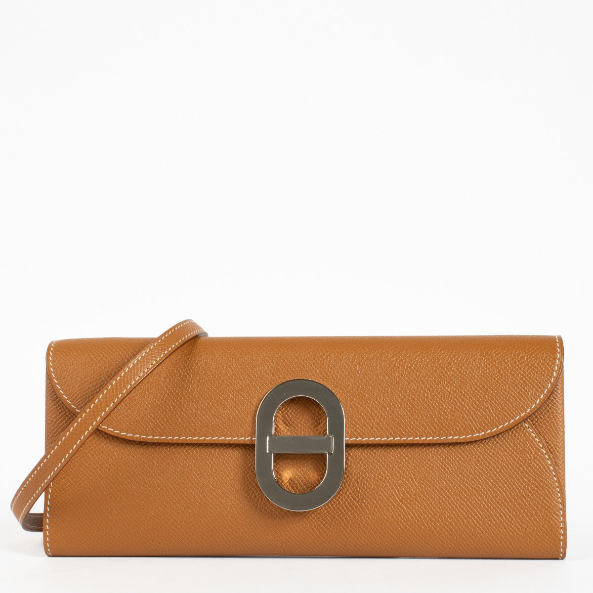 Hermès Maillon To Go Portemonnee Goud Epsom PHW