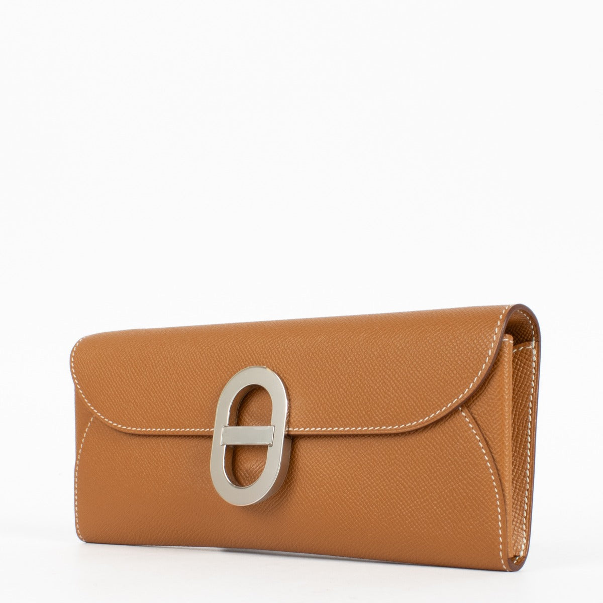 Hermès Maillon To Go Portemonnee Goud Epsom PHW