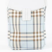 Authentic preloved Burberry Light Blue Check Bag on Labellov.com