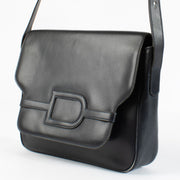 Authentic pre-loved Delvaux Blue Vintage Flap Bag on Labellov.com
