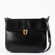 Authentic preloved Delvaux Black Box Calf Crossbody Bag on Labellov.com