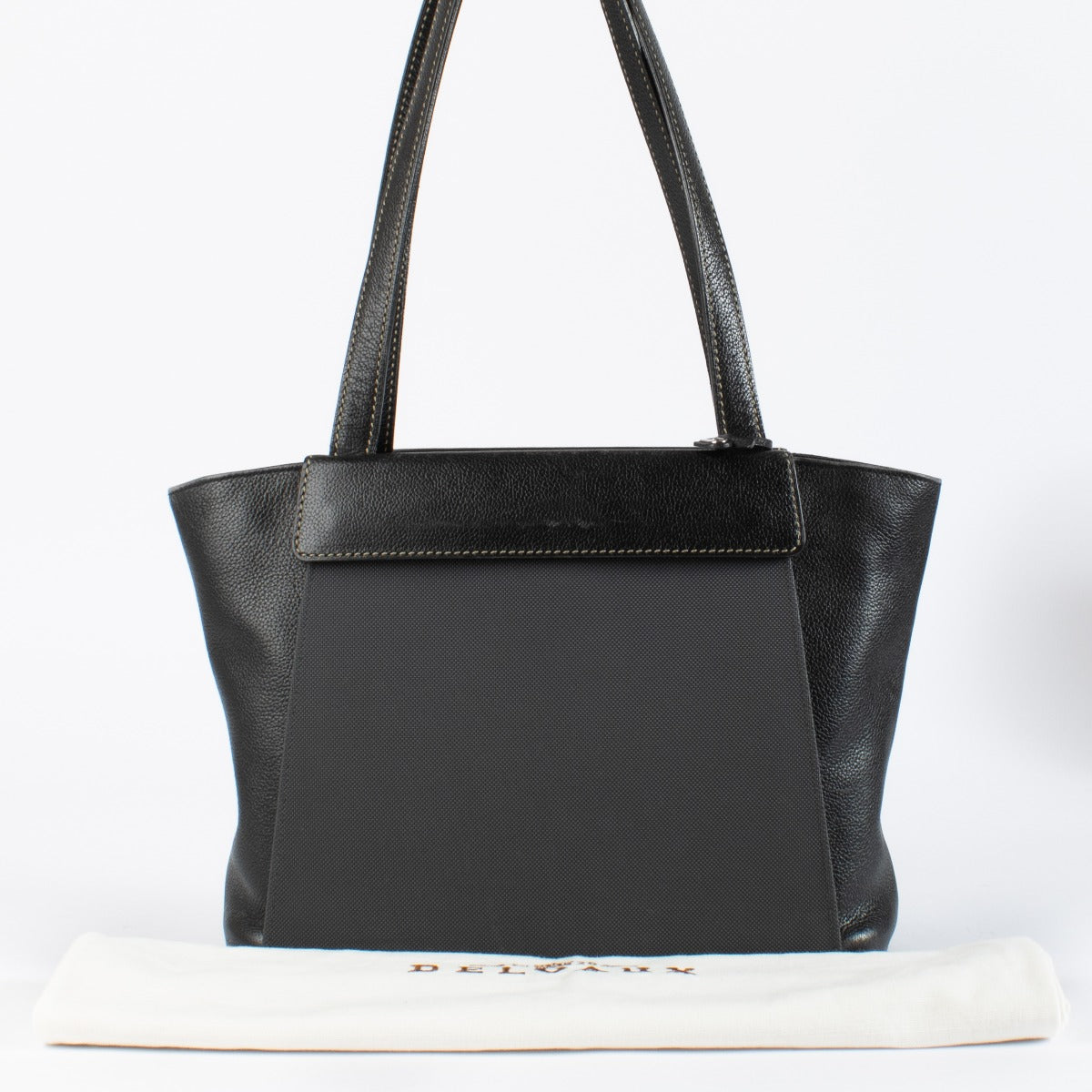 Authentic preloved Delvaux Black Tote Bag on Labellov.com