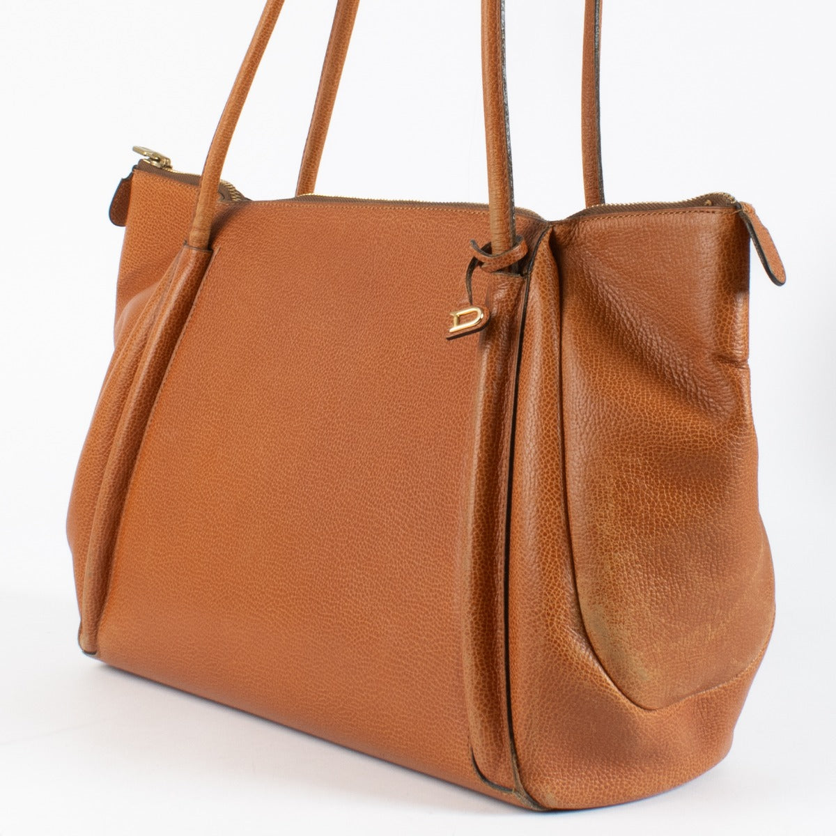 Authentic preloved Delvaux Cognac Shoulder Bag on Labellov.com