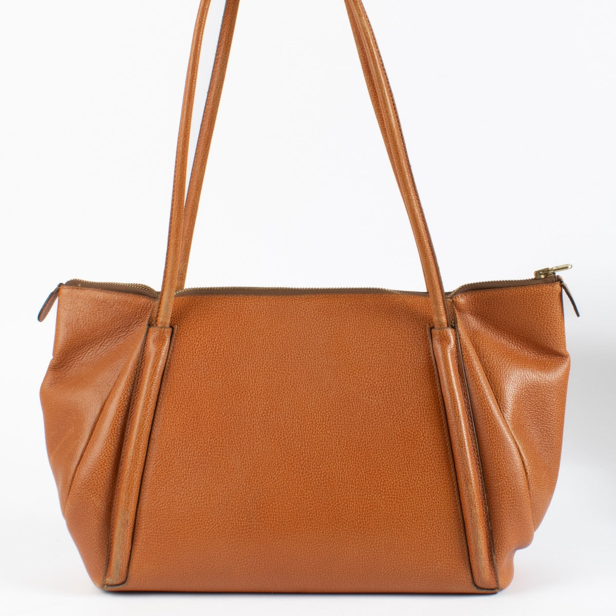 Authentic preloved Delvaux Cognac Shoulder Bag on Labellov.com