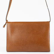 Authentic preloved Delvaux Camel Gué Crossbody Bag on Labellov.com
