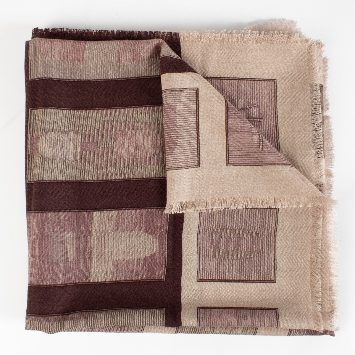 Authentic preloved Delvaux Multicolor Cashmere/Silk Scarf on Labellov.com