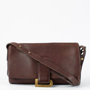 Authentic preloved Delvaux Burgundy Passerelle Bag on Labellov.com