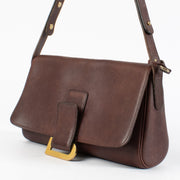 Authentic preloved Delvaux Burgundy Passerelle Bag on Labellov.com