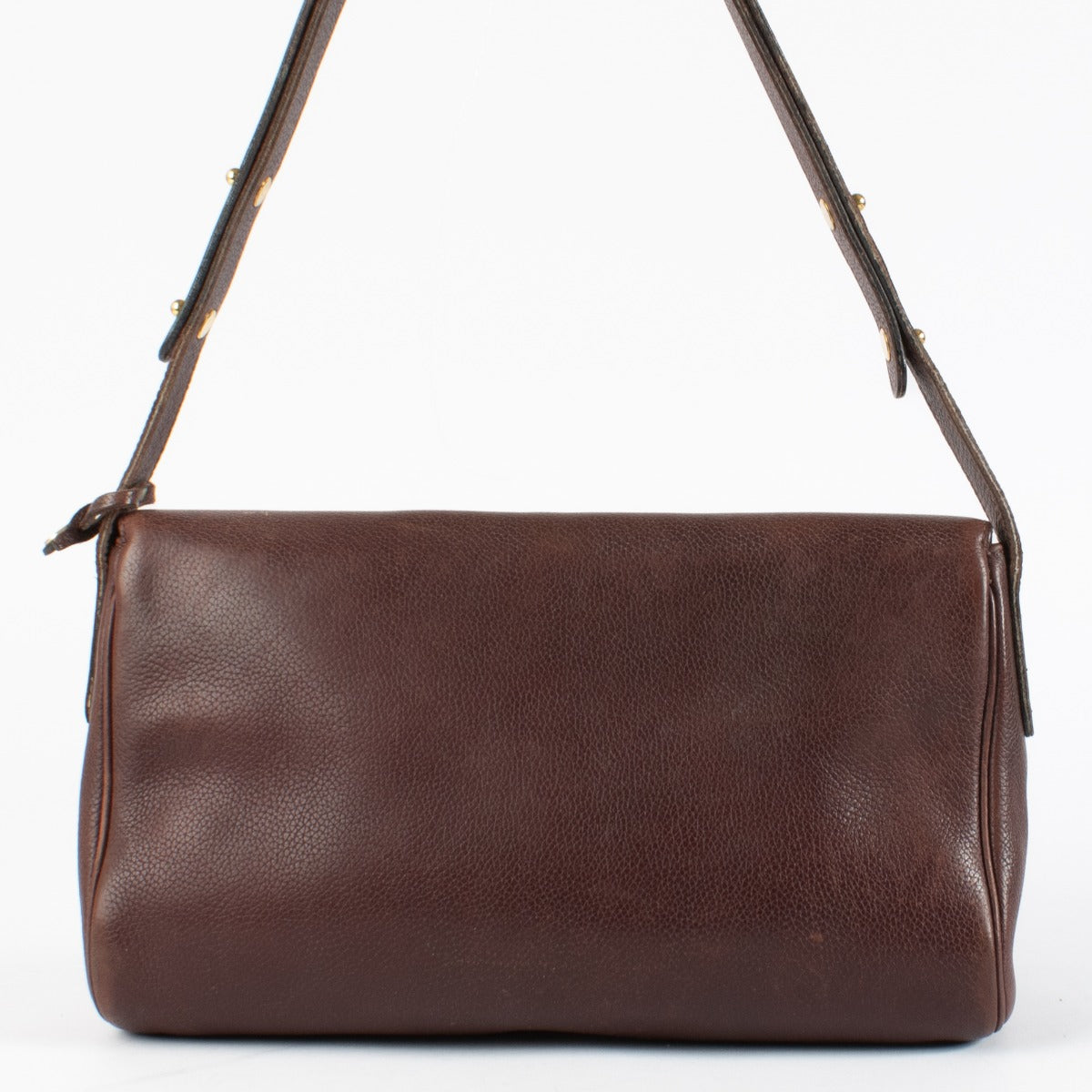 Authentic preloved Delvaux Burgundy Passerelle Bag on Labellov.com