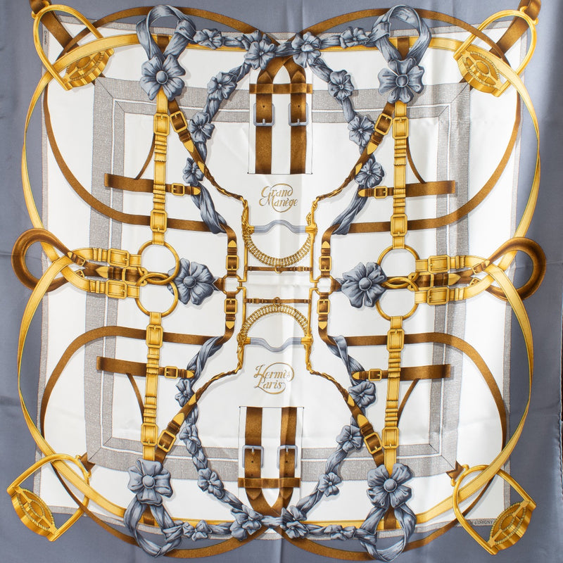 Authentic pre-loved Hermès Silk Grand Manège 90 Scarf on Labellov.com