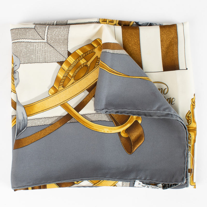 Authentic pre-loved Hermès Silk Grand Manège 90 Scarf on Labellov.com