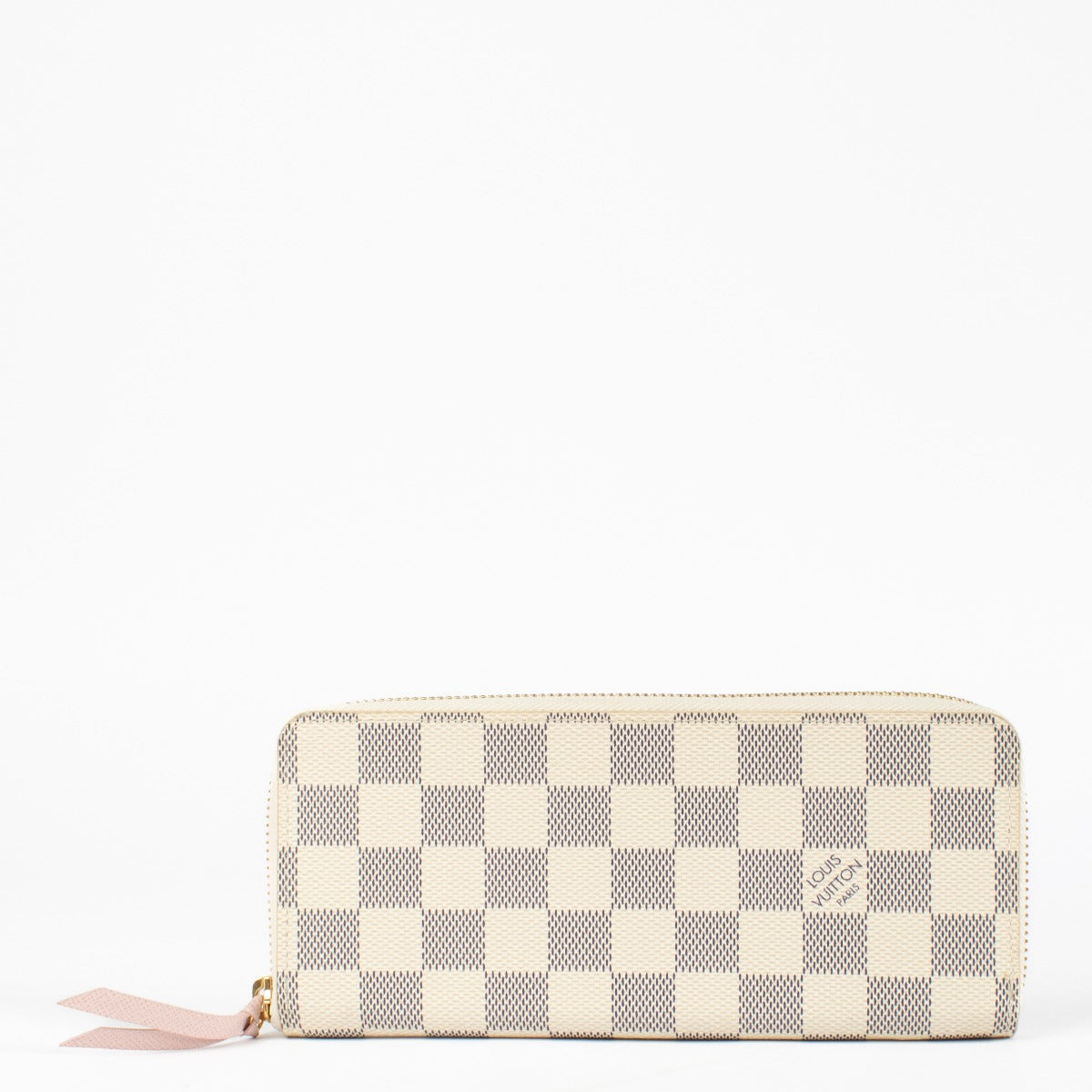Authentic pre-loved Louis Vuitton Damier Azur Clémence Wallet on Labellov.com