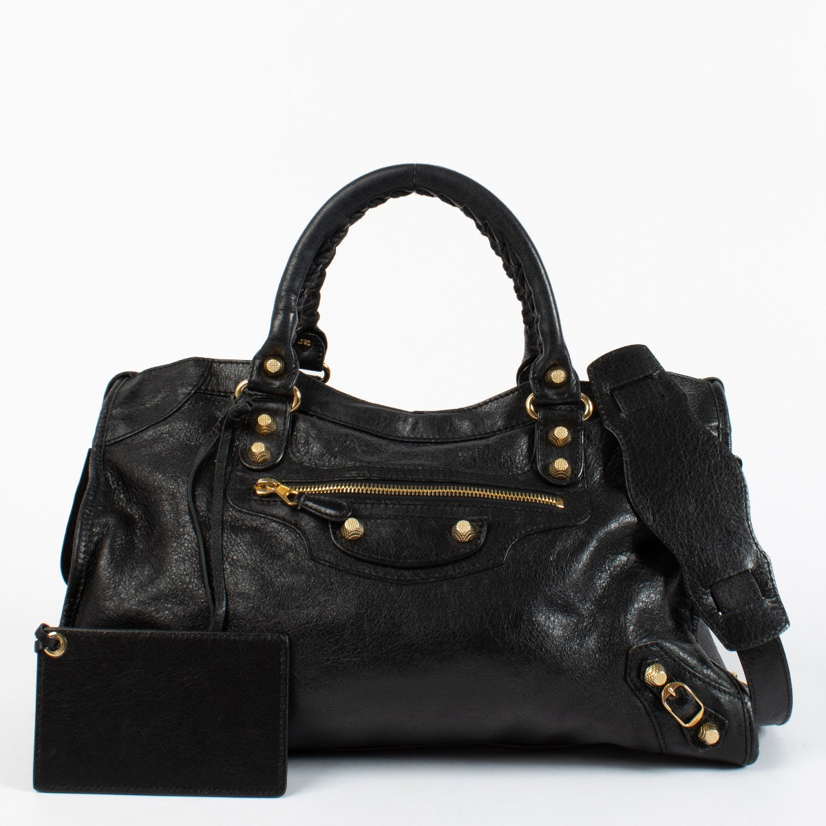 Authentic preloved Balenciaga Black Medium City Bag on Labellov.com