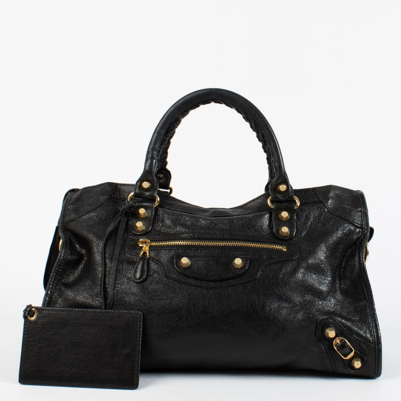 Authentic preloved Balenciaga Black Medium City Bag on Labellov.com
