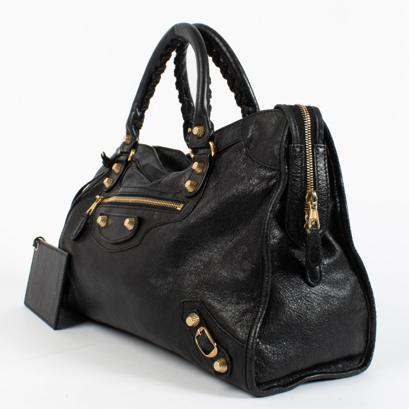 Authentic preloved Balenciaga Black Medium City Bag on Labellov.com
