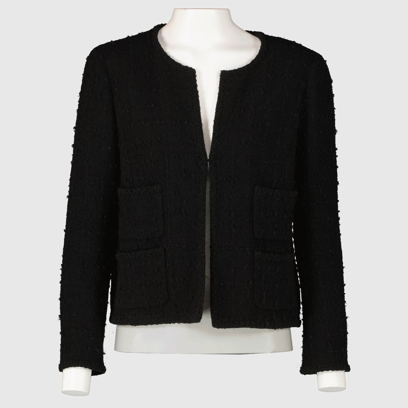Chanel 09A Black Tweed Jacket