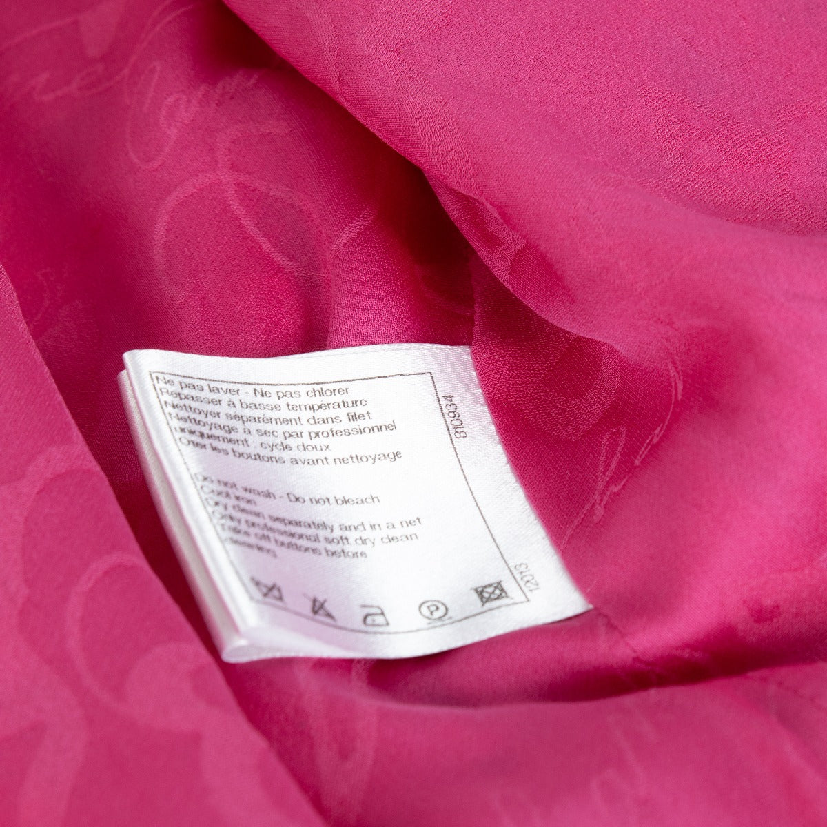 Chanel 14S Pink Tweed Belted Jacket - Size FR40