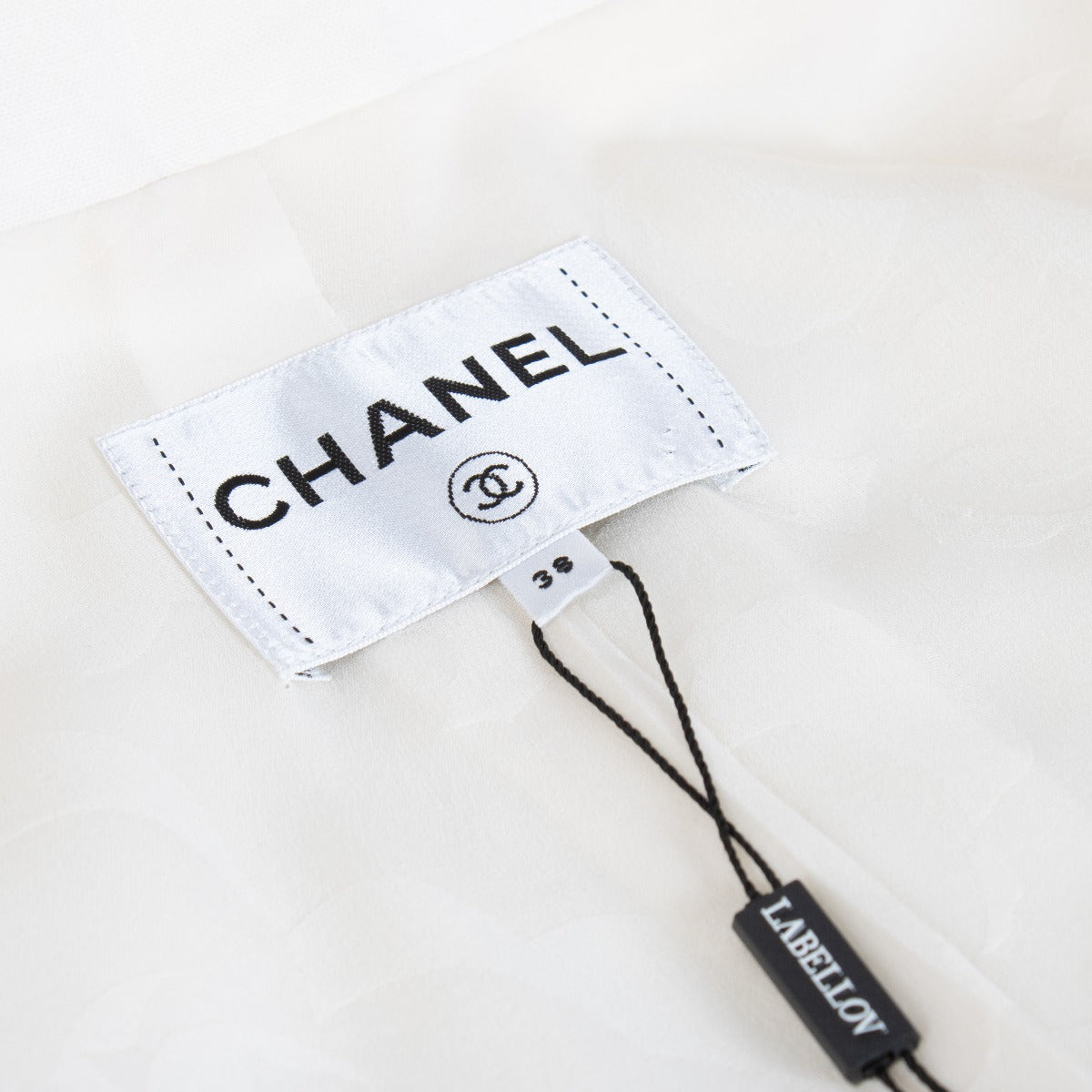 Chanel 21C White Lace Jacket - Size FR38