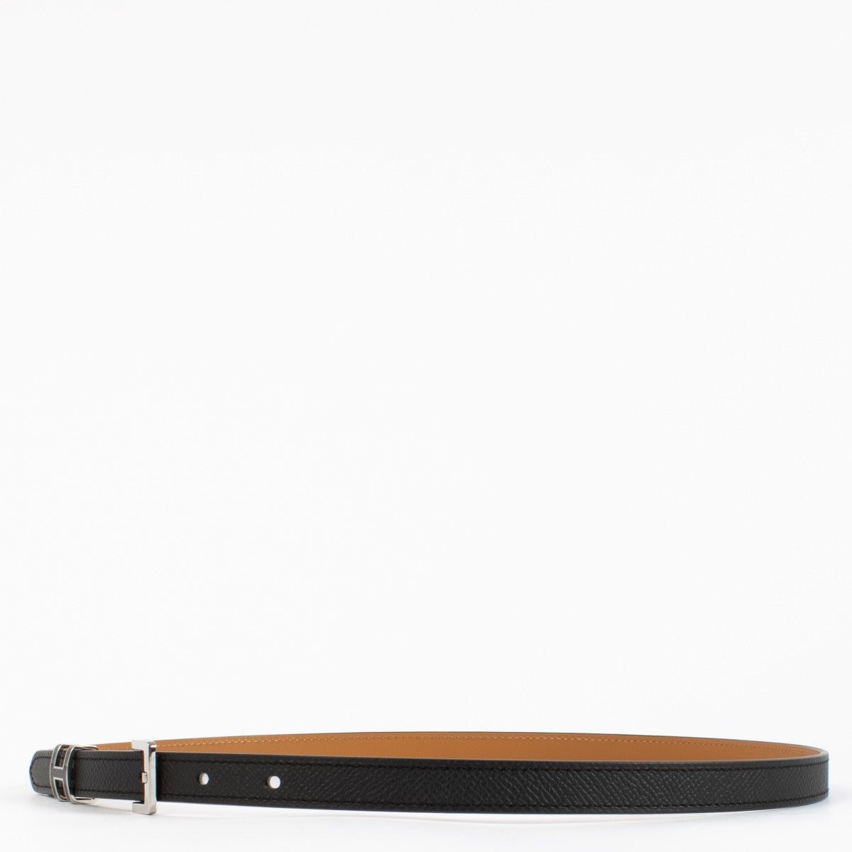 Authentic pre-loved Hermès Black Epsom Pop H 20 Belt – Size 80 on Labellov.com
