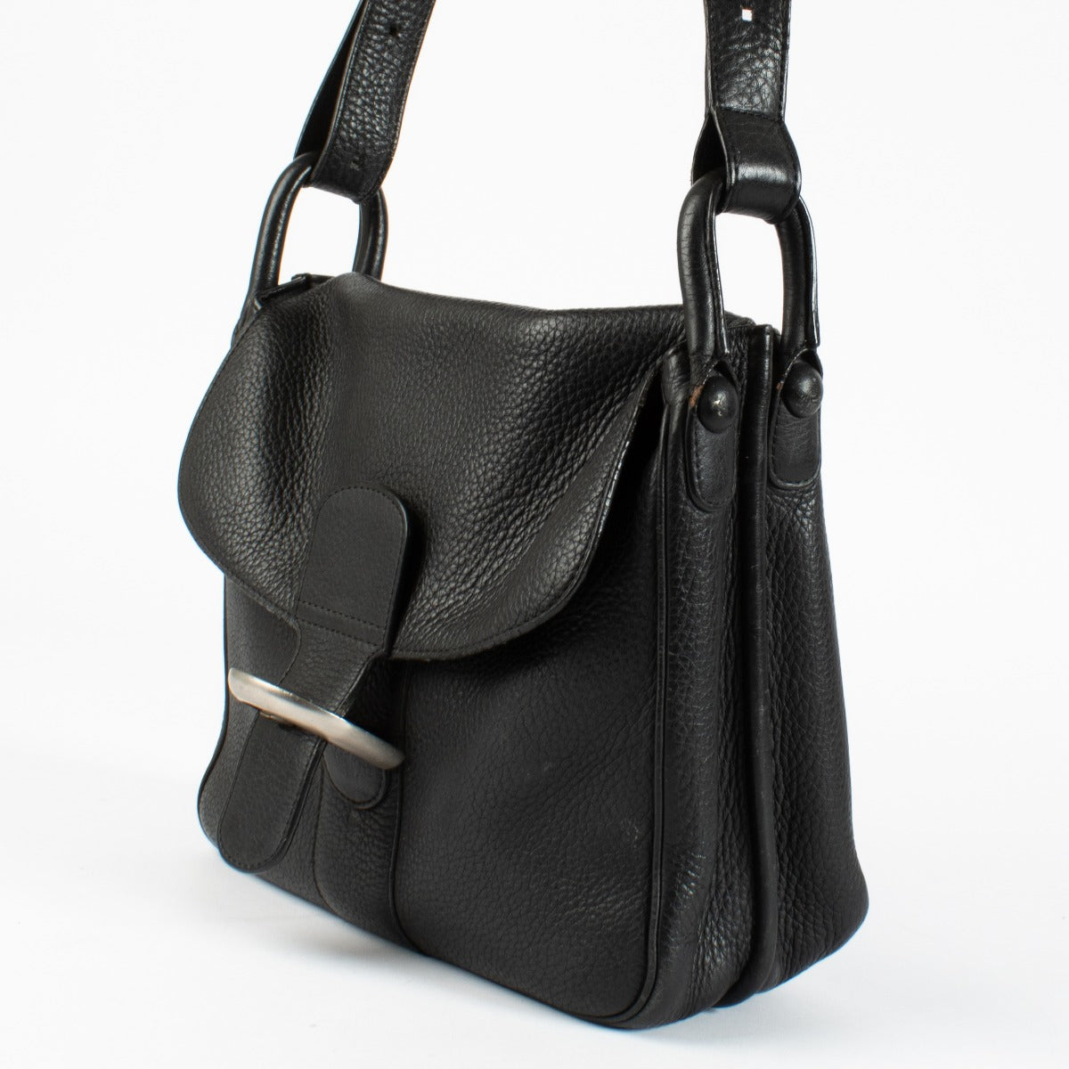 Sac Delvaux Brillant Bandoulière Noir