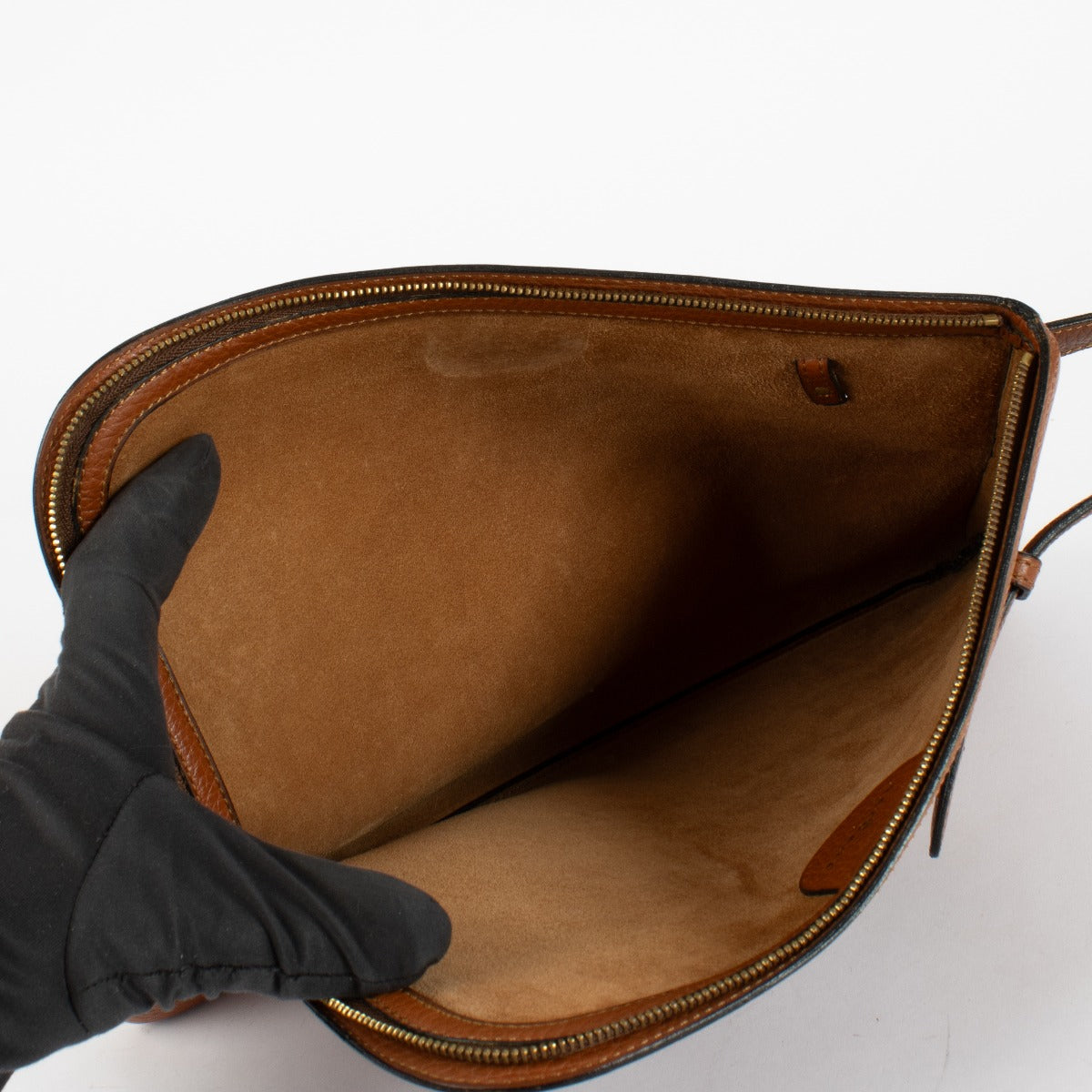 Pochette Delvaux Camel