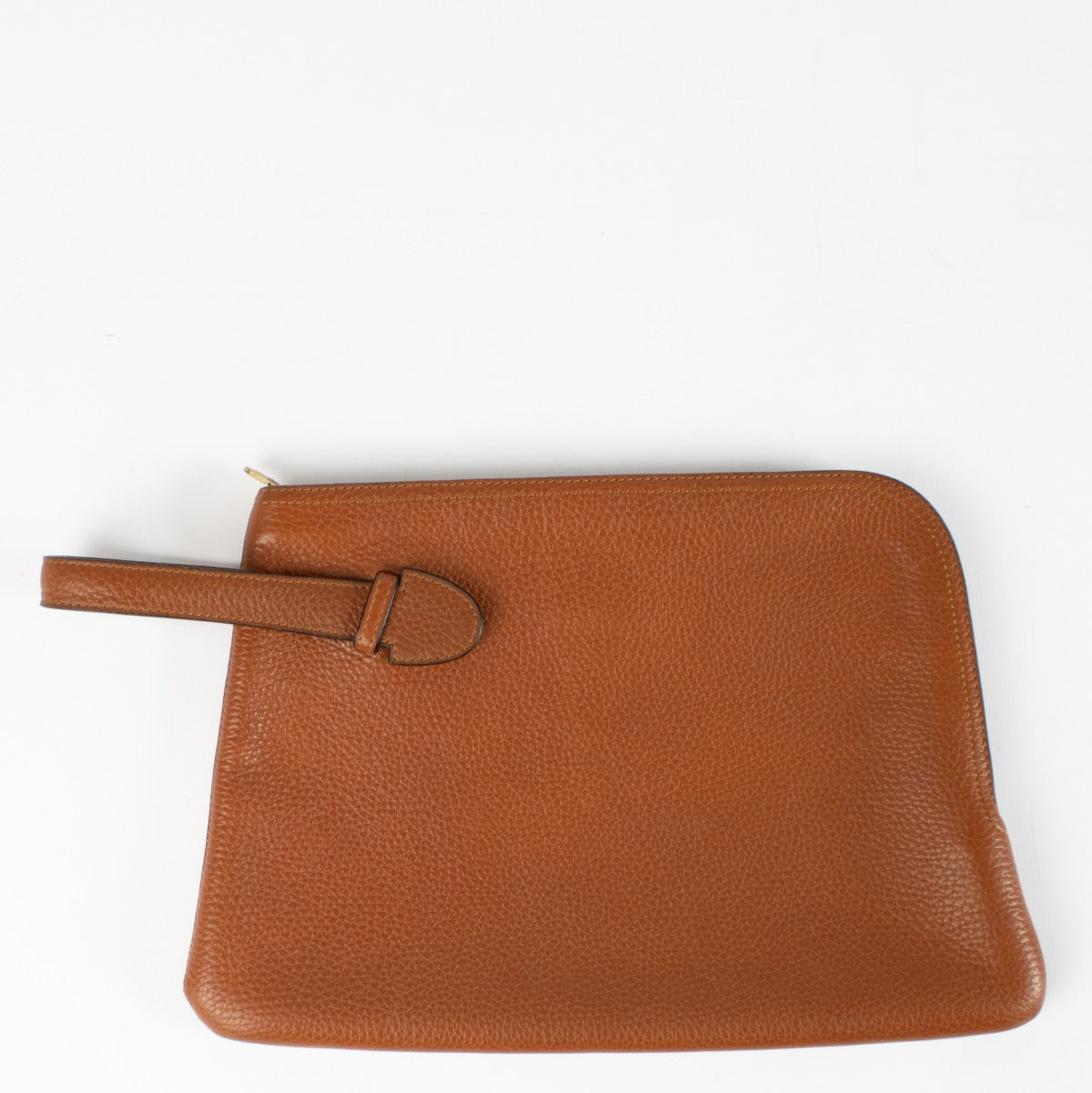 Pochette Delvaux Camel