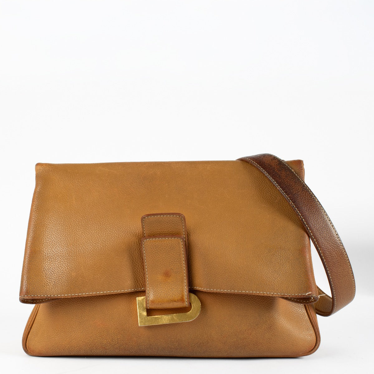 Delvaux Camel Relais Bag