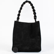 authentic preloved Delvaux Black Woven Shoulder Bag on Labellov.com