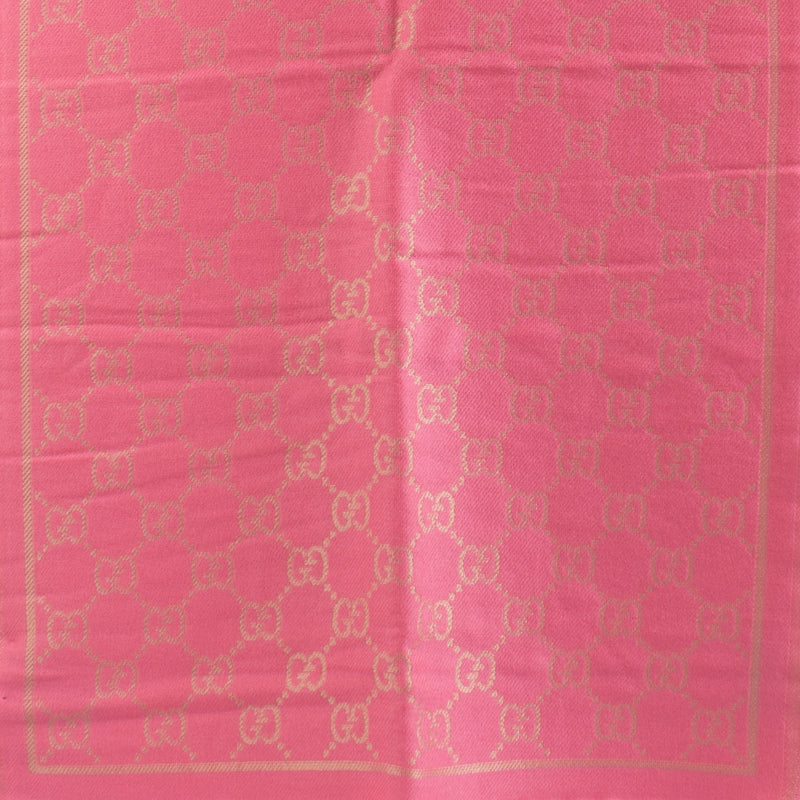 Authentic pre-loved Gucci Hot Pink GG Monogram Scarf on Labellov.com