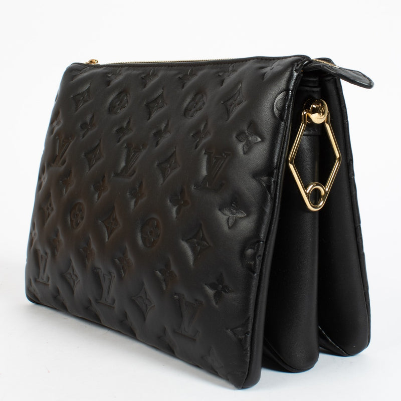 Louis Vuitton Black Scarf Coussin PM Bag