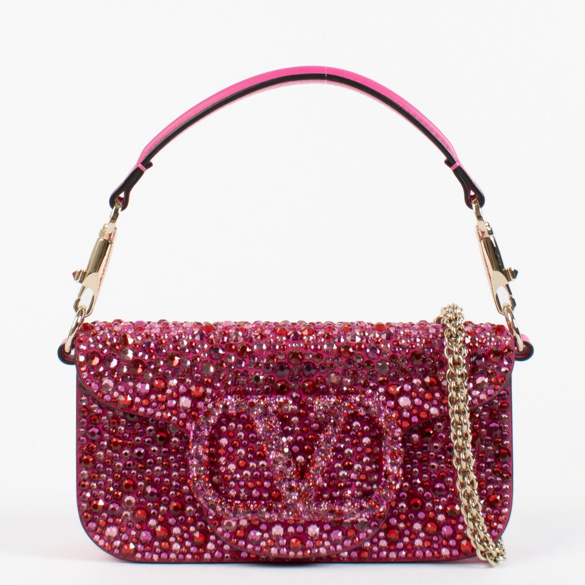 authentic preloved Valentino Garavani Pink Locò Bag on Labellov.com