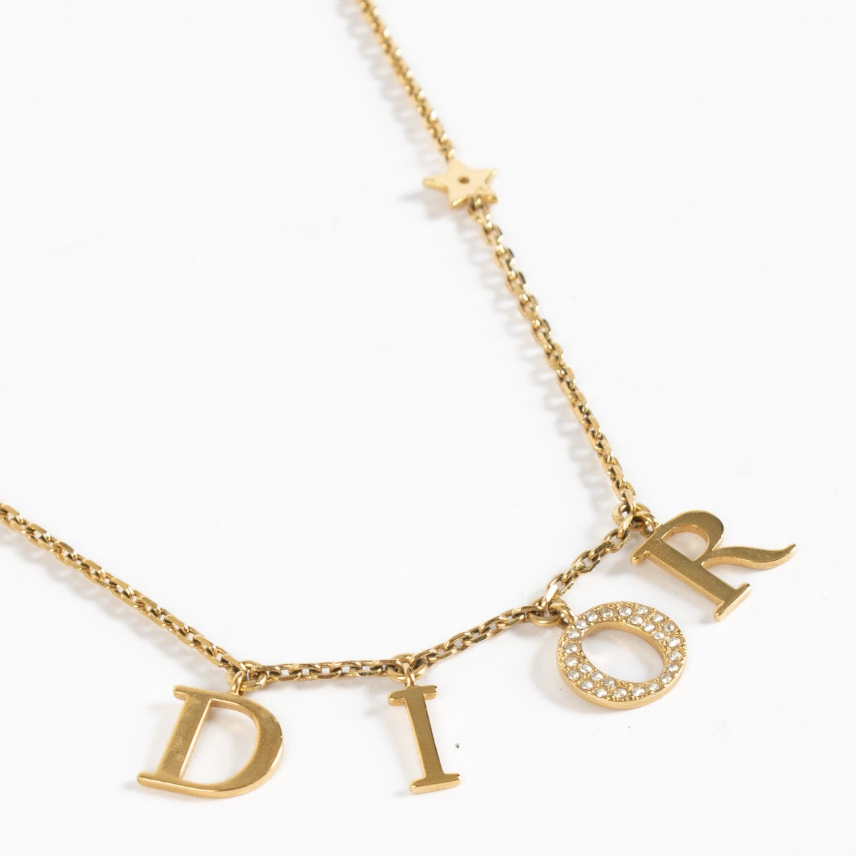 shop 100% authentic second hand Christian Dior Gold Dio(r)evolution Necklace on Labellov.com