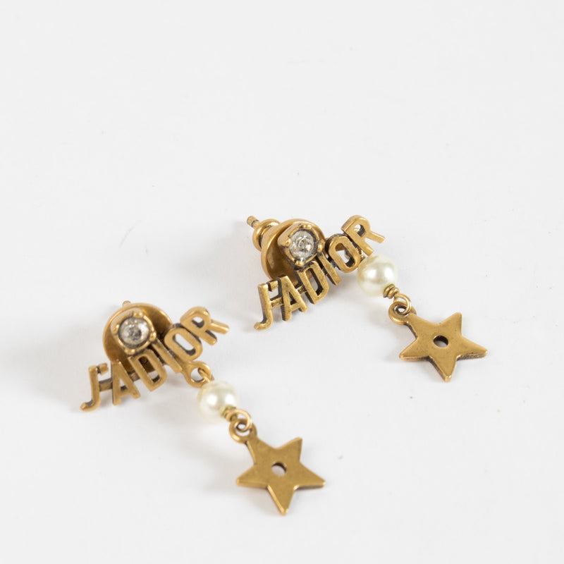 shop 100% authentic second hand Christian Dior J'ADIOR Gold Earrings on Labellov.com