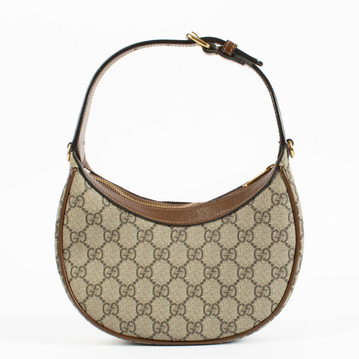 Gucci GG Supreme Half Moon Mini Bag