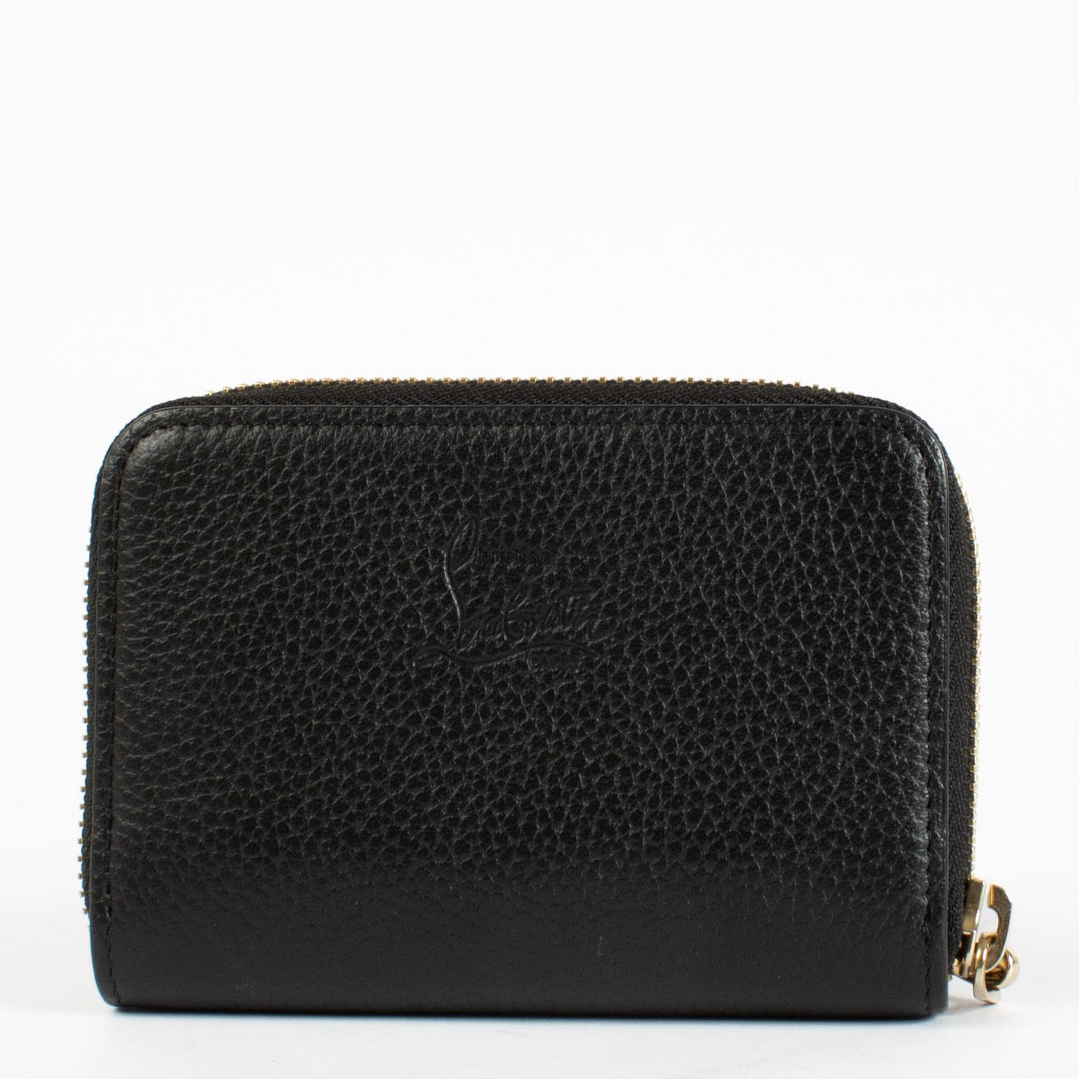 shop 100% authentic second hand Christian Louboutin Black Studded Card Holder Wallet on Labellov.com