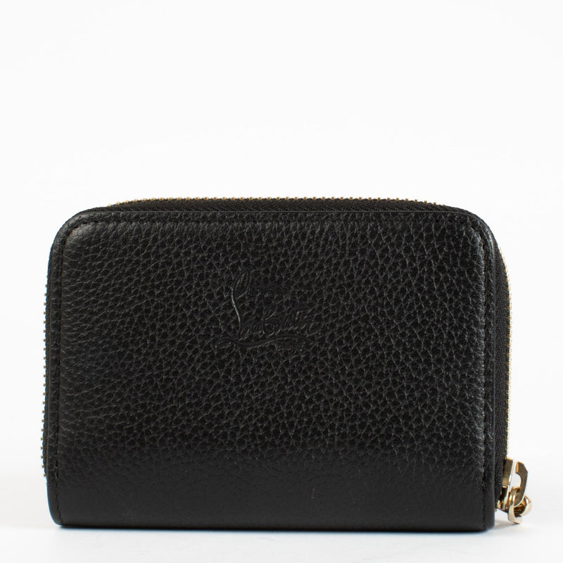 shop 100% authentic second hand Christian Louboutin Black Studded Card Holder Wallet on Labellov.com