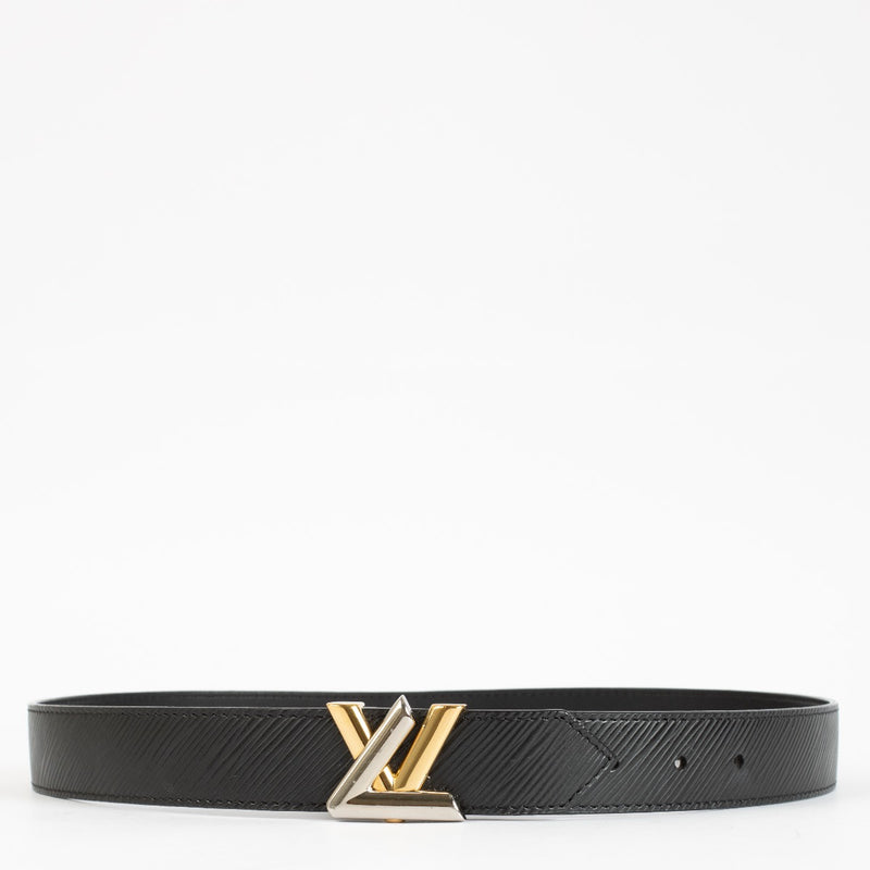 shop 100% authentic second hand Louis Vuitton Black Epi Twist Belt - Size 80 on Labellov.com