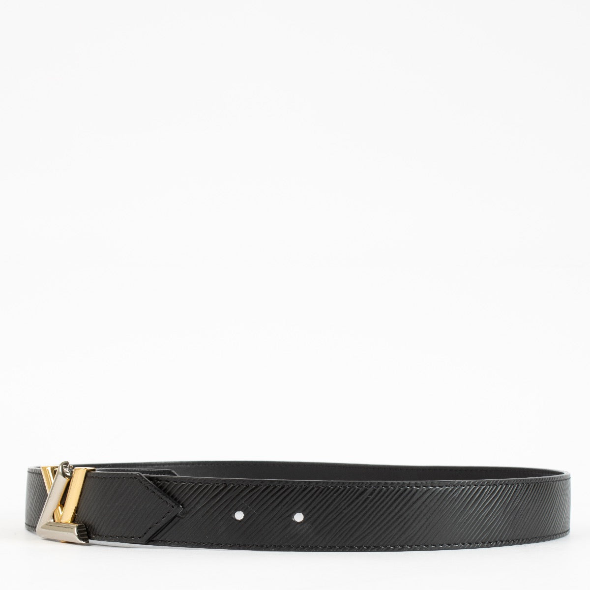 shop 100% authentic second hand Louis Vuitton Black Epi Twist Belt - Size 80 on Labellov.com