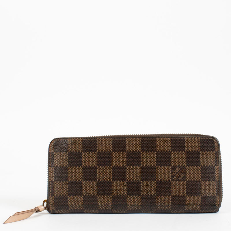 shop 100% authentic second hand Louis Vuitton Damier Ebene Clemence Wallet on Labellov.com