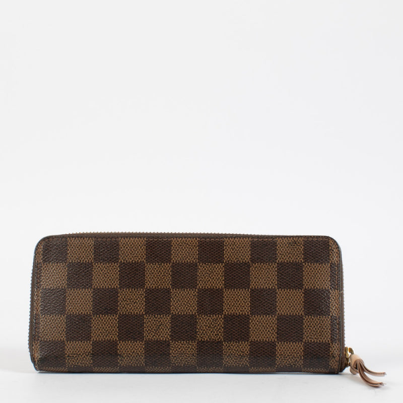 shop 100% authentic second hand Louis Vuitton Damier Ebene Clemence Wallet on Labellov.com