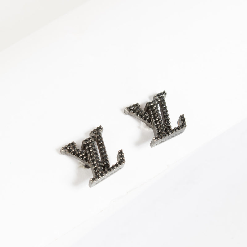 shop 100% authentic second hand Louis Vuitton Black LV Earrings on Labellov.com