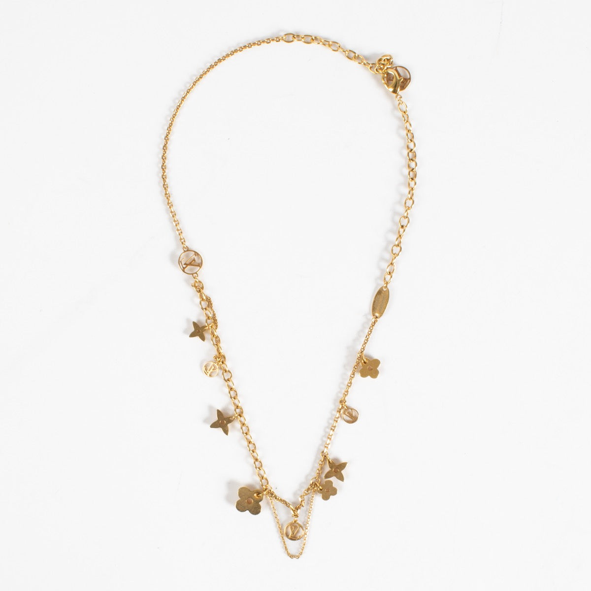 shop 100% authentic second hand Louis Vuitton Gold Blooming Supple Necklace on Labellov.com