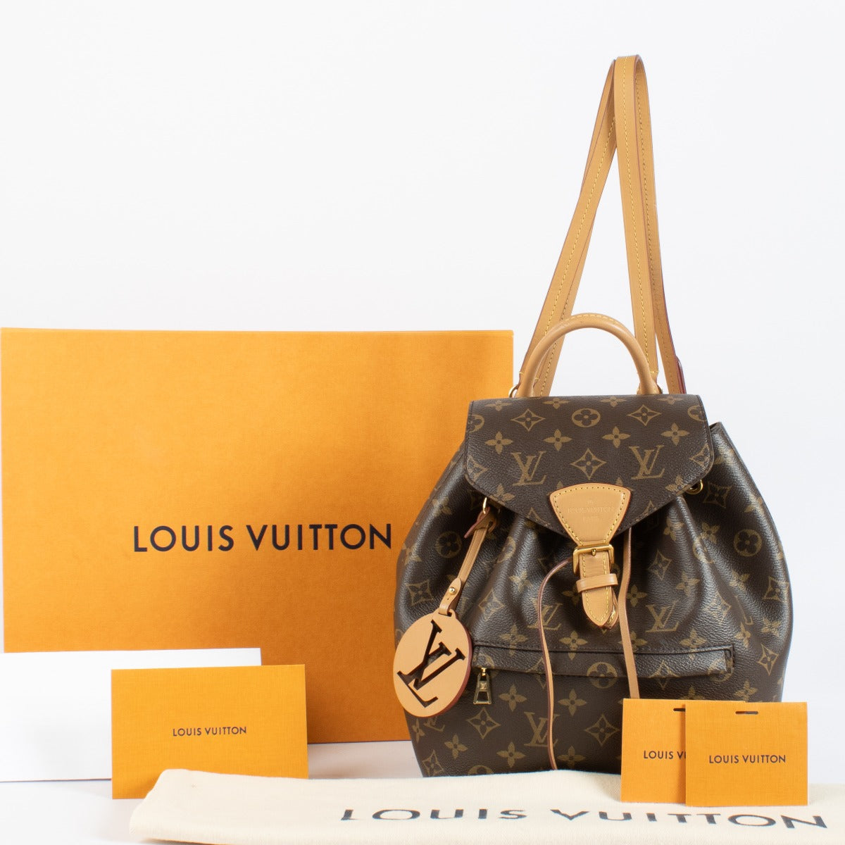 Authentic preloved Louis Vuitton Monogram Montsouris Backpack on Labellov.com