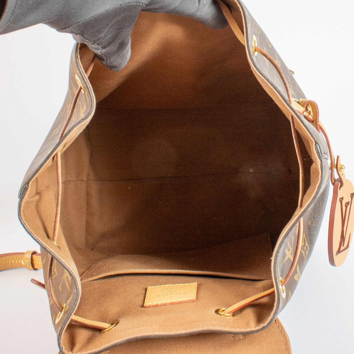 Authentic preloved Louis Vuitton Monogram Montsouris Backpack on Labellov.com